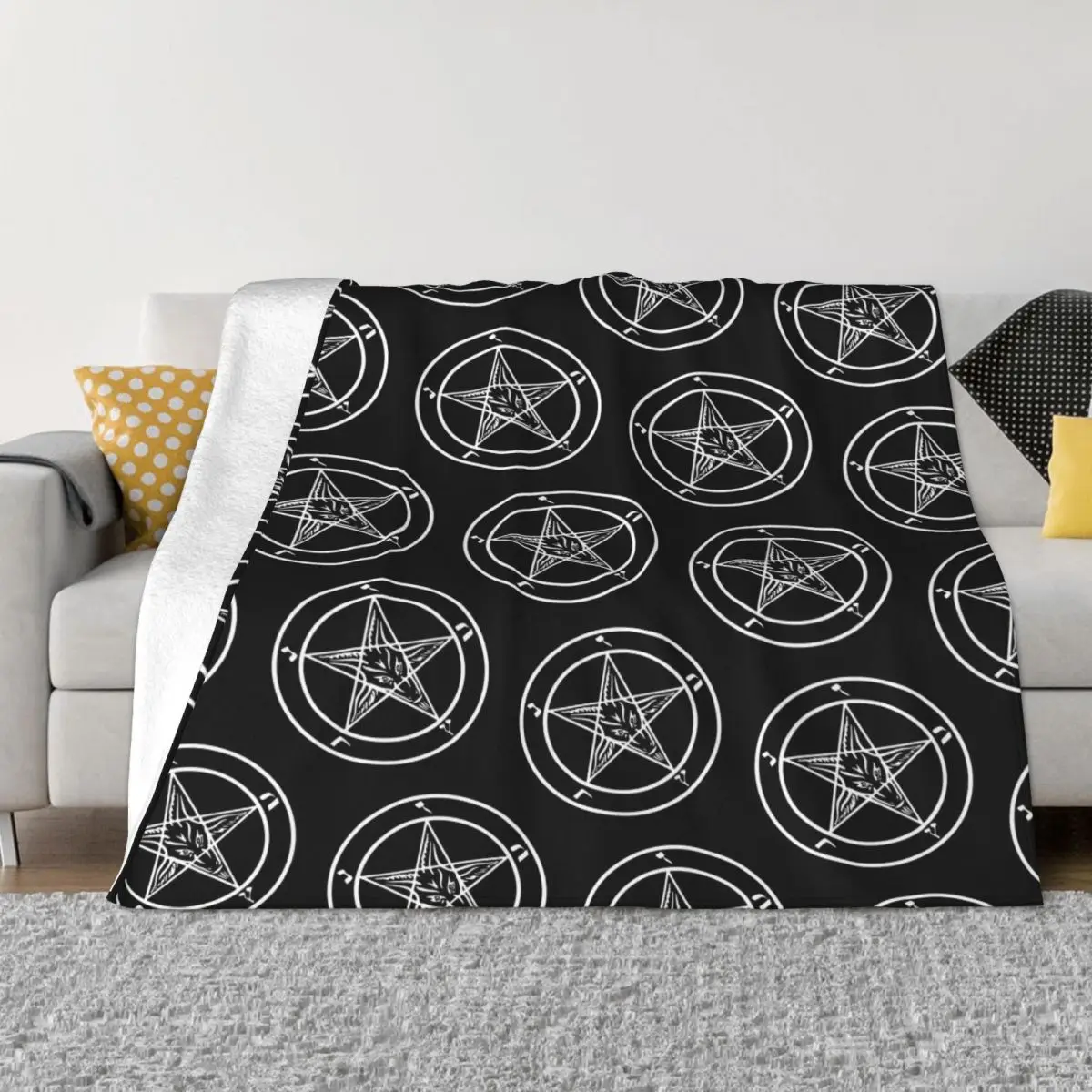 S Sofa Cover Fleece Autumn/winter Mysterious Warm Throw Blankets For Home Car Bedding Throws