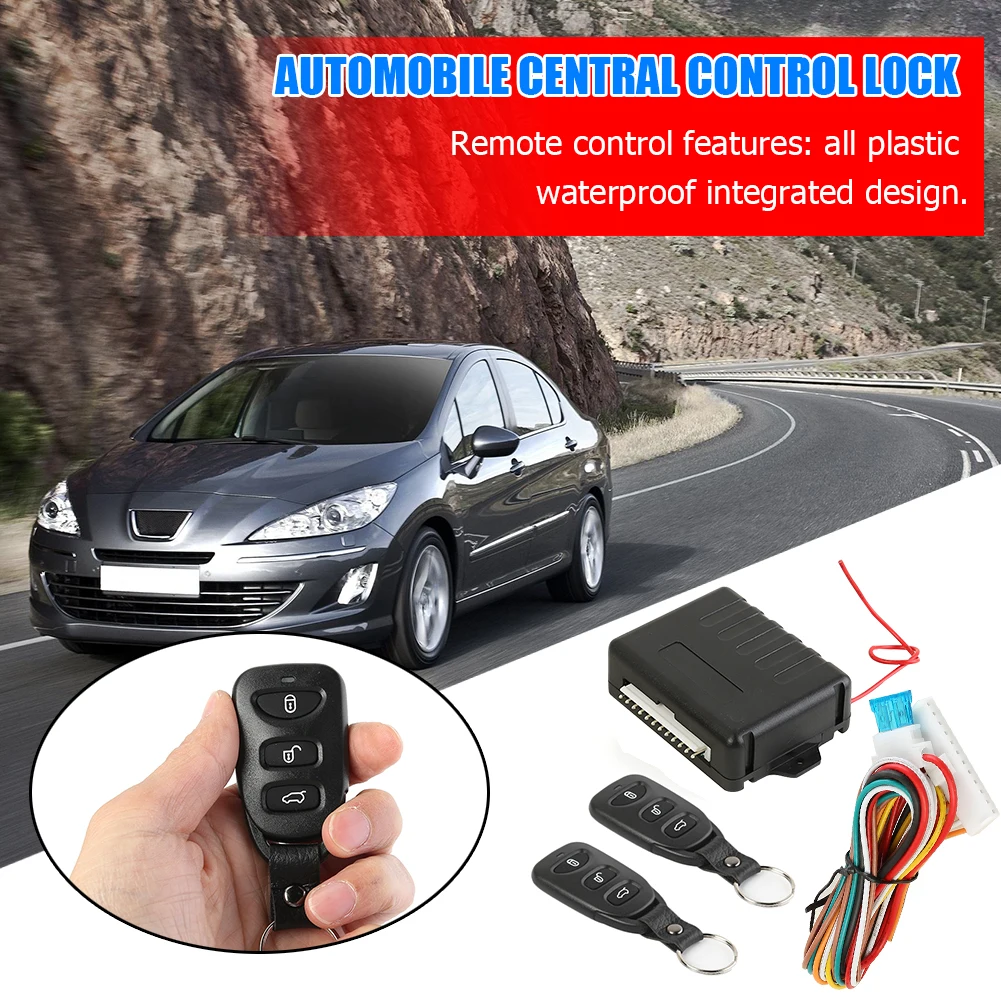 

Universal Car Remote Central Door Lock 410/T102 Easily Installation Personal Car Elements Kit Keyless Entry Alarm System