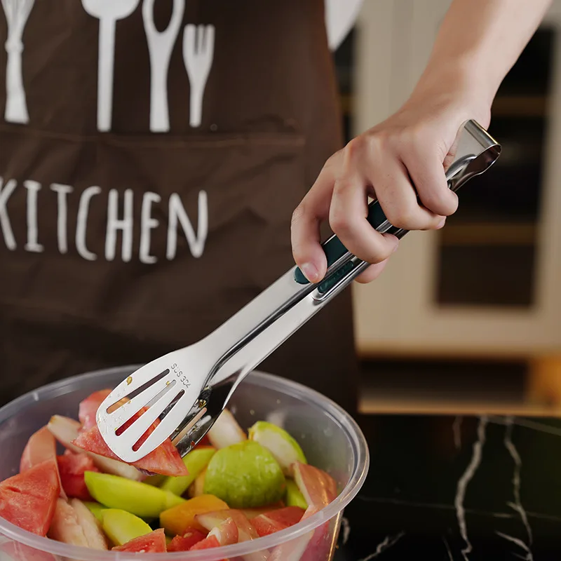 Щипцы для пищевых продуктов с защитой от ожогов зажим сервировки стейка хлеба