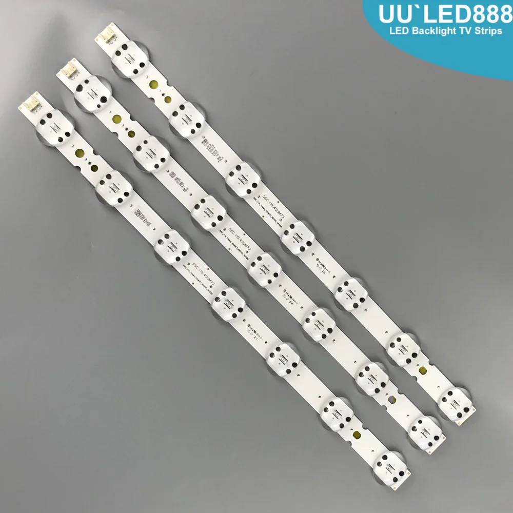 

Светодиодная лента (3) для Lg 43UM7340PVA 43UM4390PLC 43UM74006LB 43UM7450PLA 43UM7390PLC 43UM7400PLB 43UM7300PSA 43LM6300PSB 43UM73