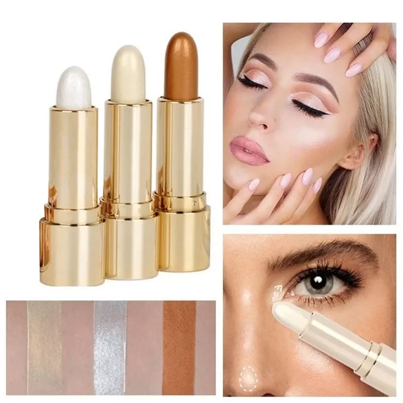 

2022NEW Wholesale 3D Highlight Embellish Contour Highlighter Pencil Brighten Skin Face Makeup Bronzers Cosmetic
