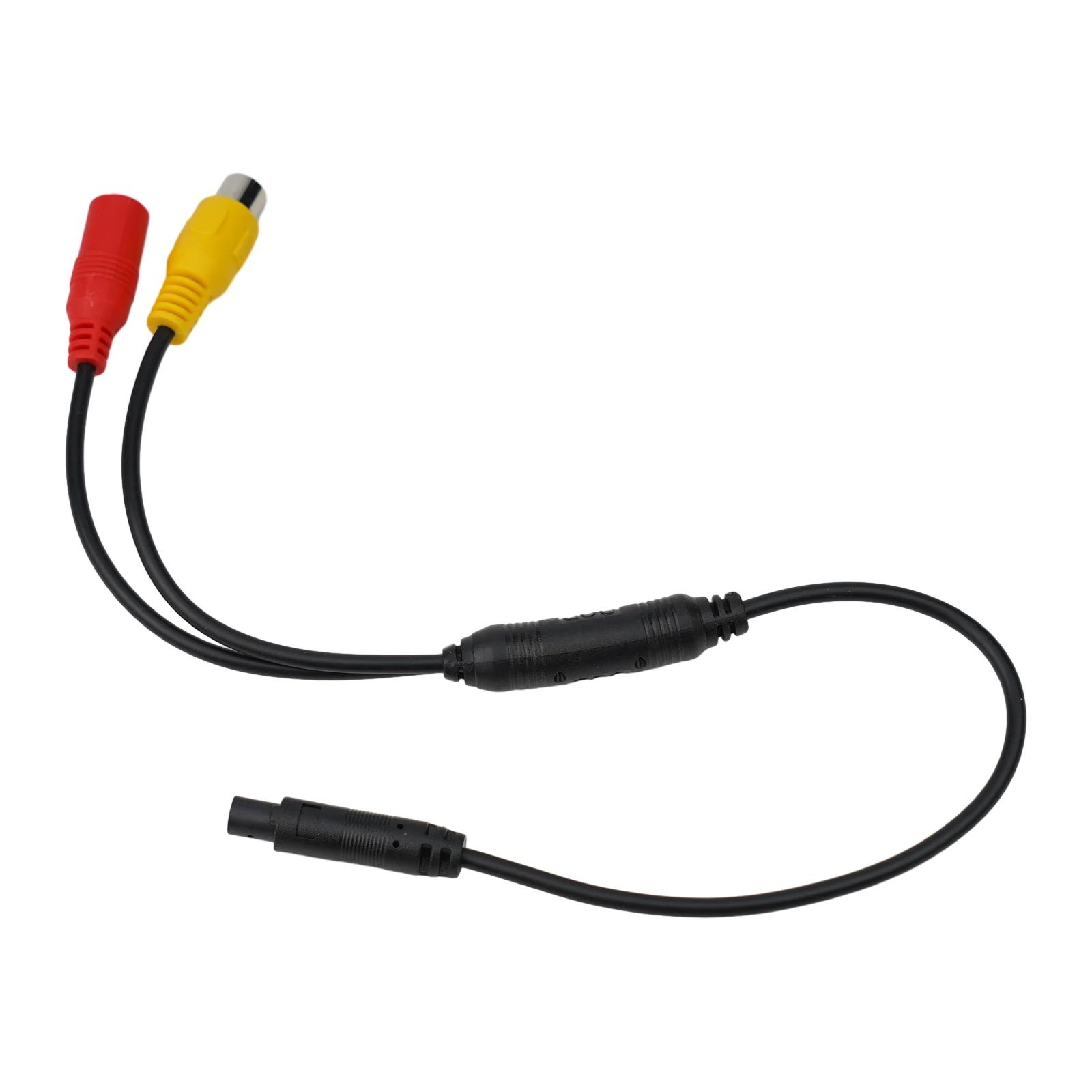 Фото Кабель-переходник DC 12V CVBS (штекер) на 4-контактный (гнездо) 50 см для подключения камеры заднего вида к DVR/монитору парковки №1