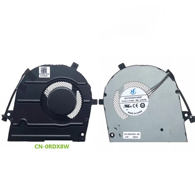 Новый вентилятор охлаждения процессора для Dell Inspiron 7300 Vostro 5300 5301 0RDX8W