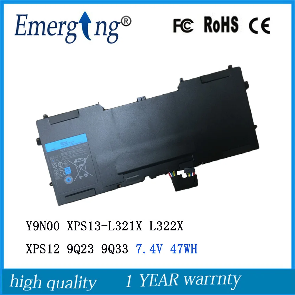 Новый оригинальный аккумулятор Y9N00 для ноутбука DELL 3H76R 489XN XPS13-L321X L322X XPS12 9Q23 9Q33 7 4 В 47