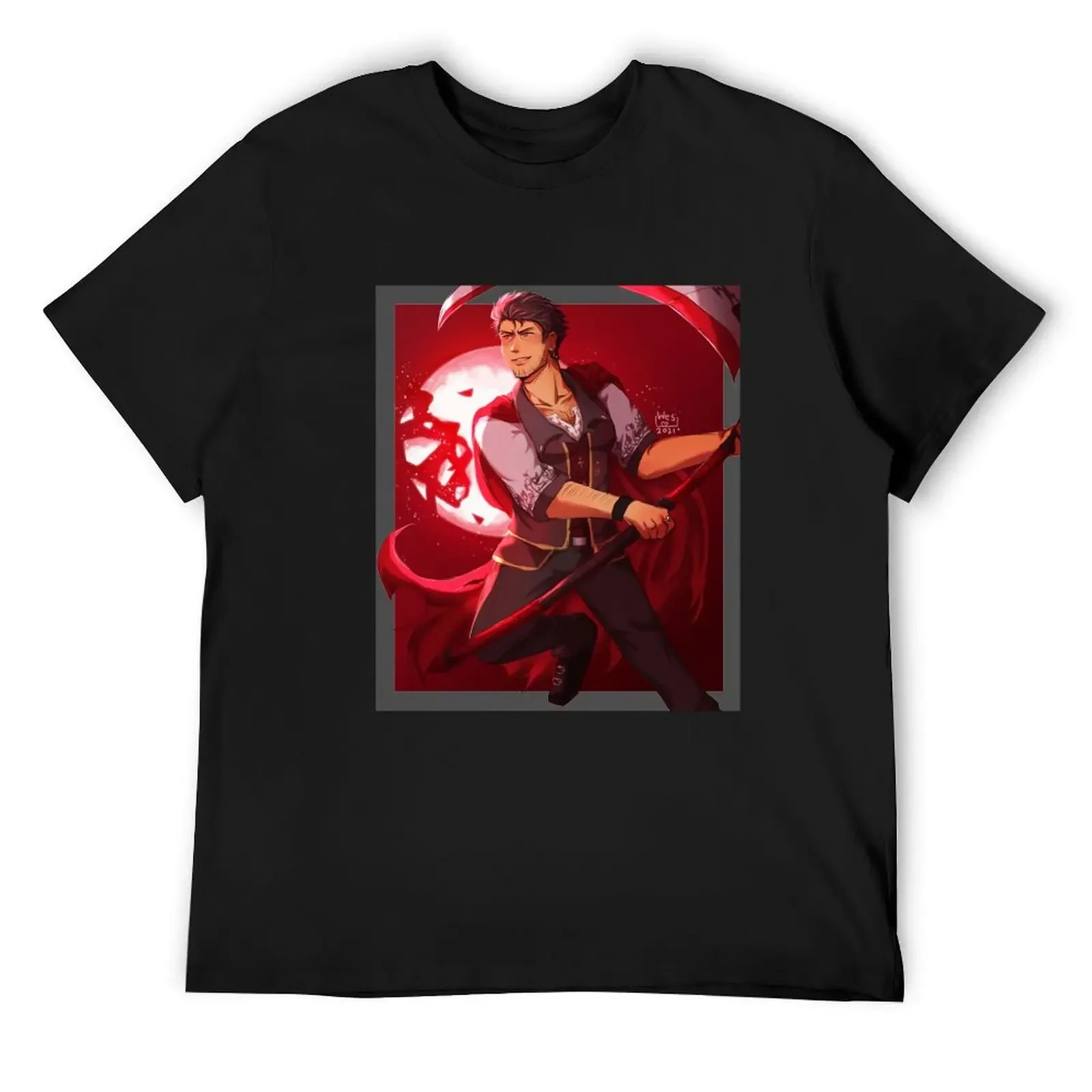 Футболка Qrow Branwen Redraw винтажные милые топы дизайнерские футболки для мужчин