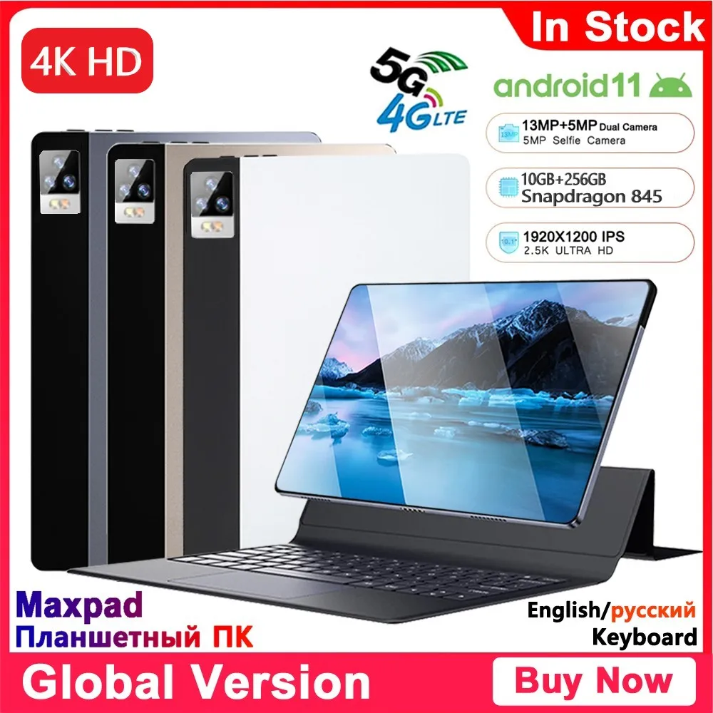

Новинка 2022, 12-дюймовый планшет Snapdragon 845, 4K, светодиодный экран, 12 Гб ОЗУ + 512 Гб ПЗУ, 10 ядер, Android 11, 4G + 5G, сеть Wi-Fi, офисный планшет, ПК