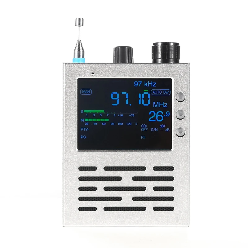 1.2 TEF6686 RDS Полнодиапазонный FM/MW/коротковолновый HF/LW радиоприемник + 3 2-дюймовый