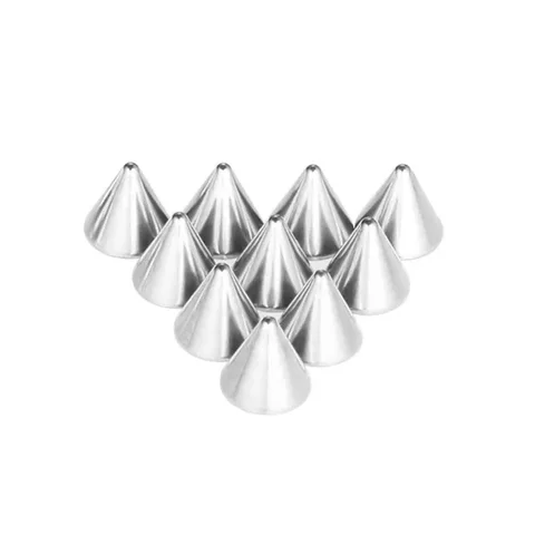 10 шт. Нержавеющая сталь Винтовые шарики для пирсинга 16г