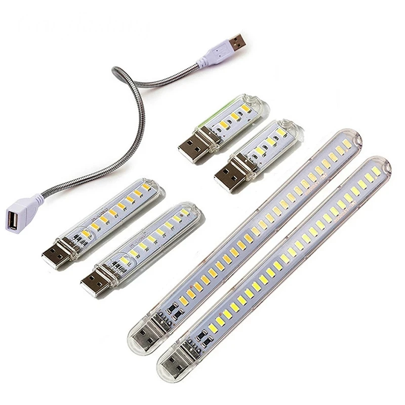 

For Lights Lamp Reading Lights Portable Laptops Camping Lamps Power Bank Ultra Mini Book Bright Night