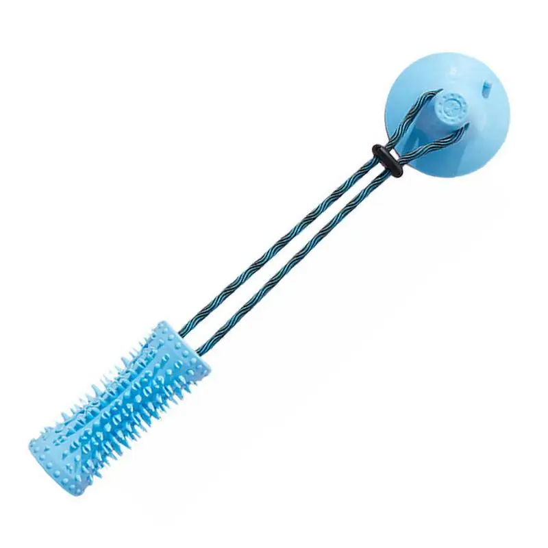 

Dog Chew Ball Toys For Aggressive Chewers Interactive Dog Puzzle Toy Food Dispenser Suction Cup Dog Tug Toy For Dogs Teeth Clean