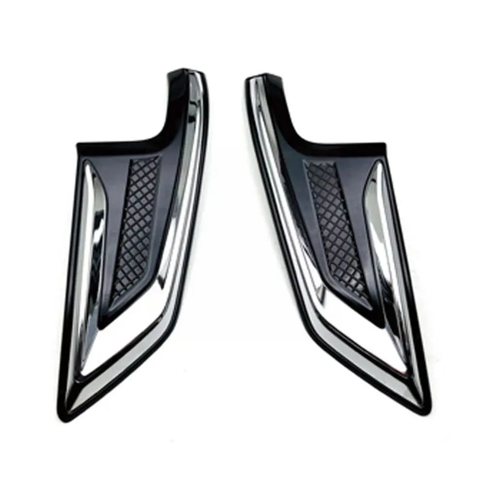 

23 Modified Front Bumper Trim Protective Frame 3d Sticker Chrome Styling Accessories Sticker Auto Car B1m2