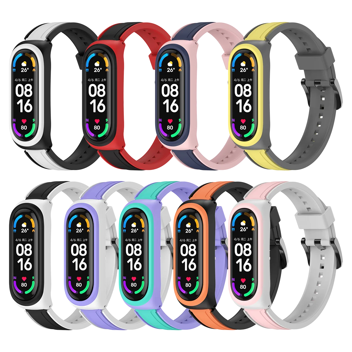 

Силиконовый ремешок для Xiaomi Mi band 6 5 4 3 Смарт-браслет Mi Band 6 5 сменный спортивный браслет для Xiaomi Mi band 6 5 4 ремень