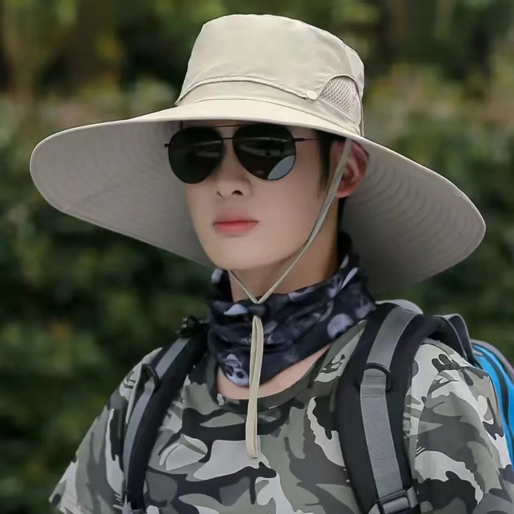 Съемная Водонепроницаемая шляпа в виде ведра для мужчин летняя Солнцезащитная с