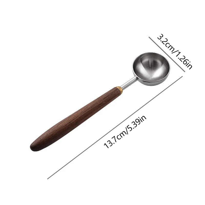 

Кофейные ложки JETTING из нержавеющей стали с деревянной ручкой