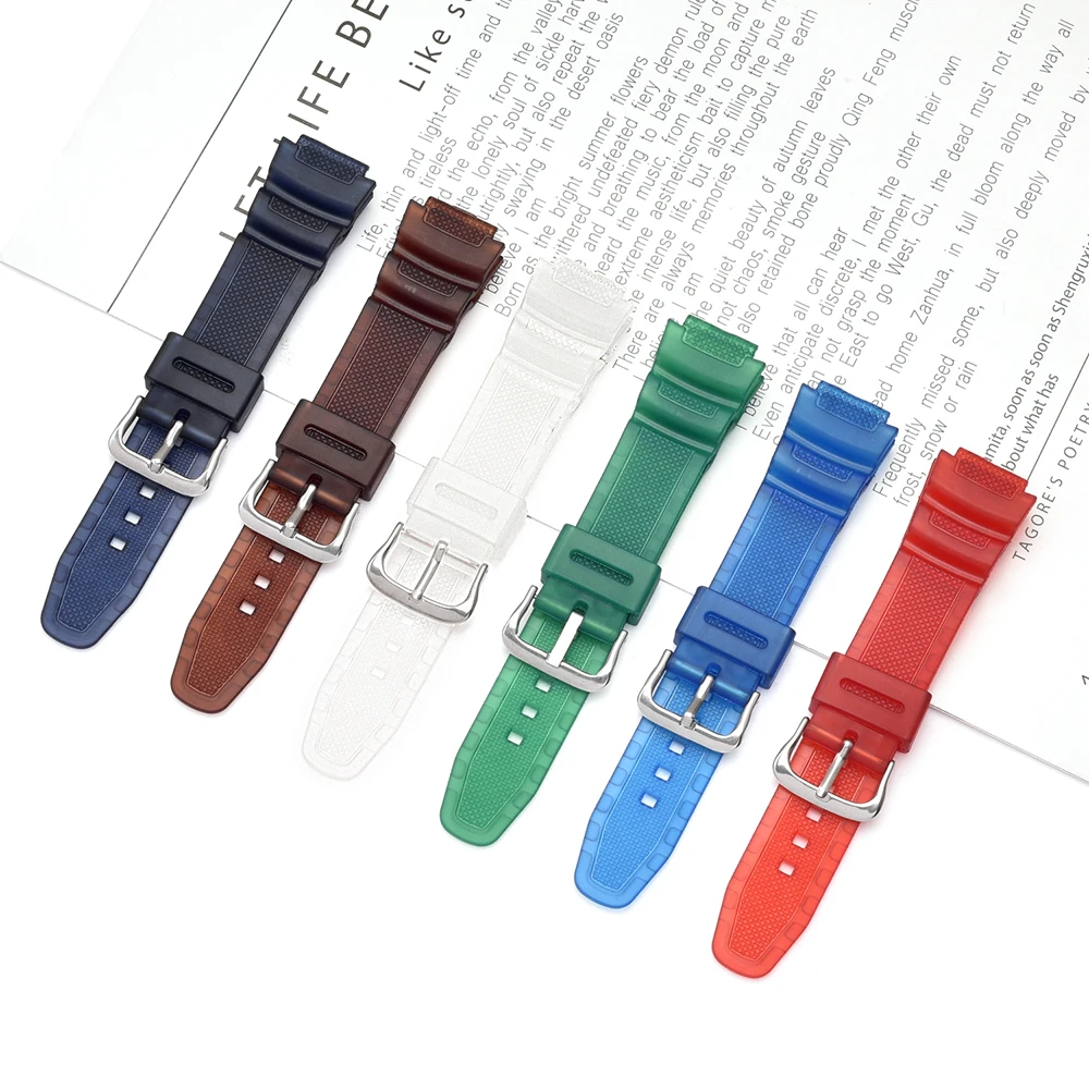 

Colorful Watch Strap18mm for Casio AQ-S810W SGW-300H MRW-200H AEQ-110W AE-1000W WS200H W800H W216H Men Women Watch Band