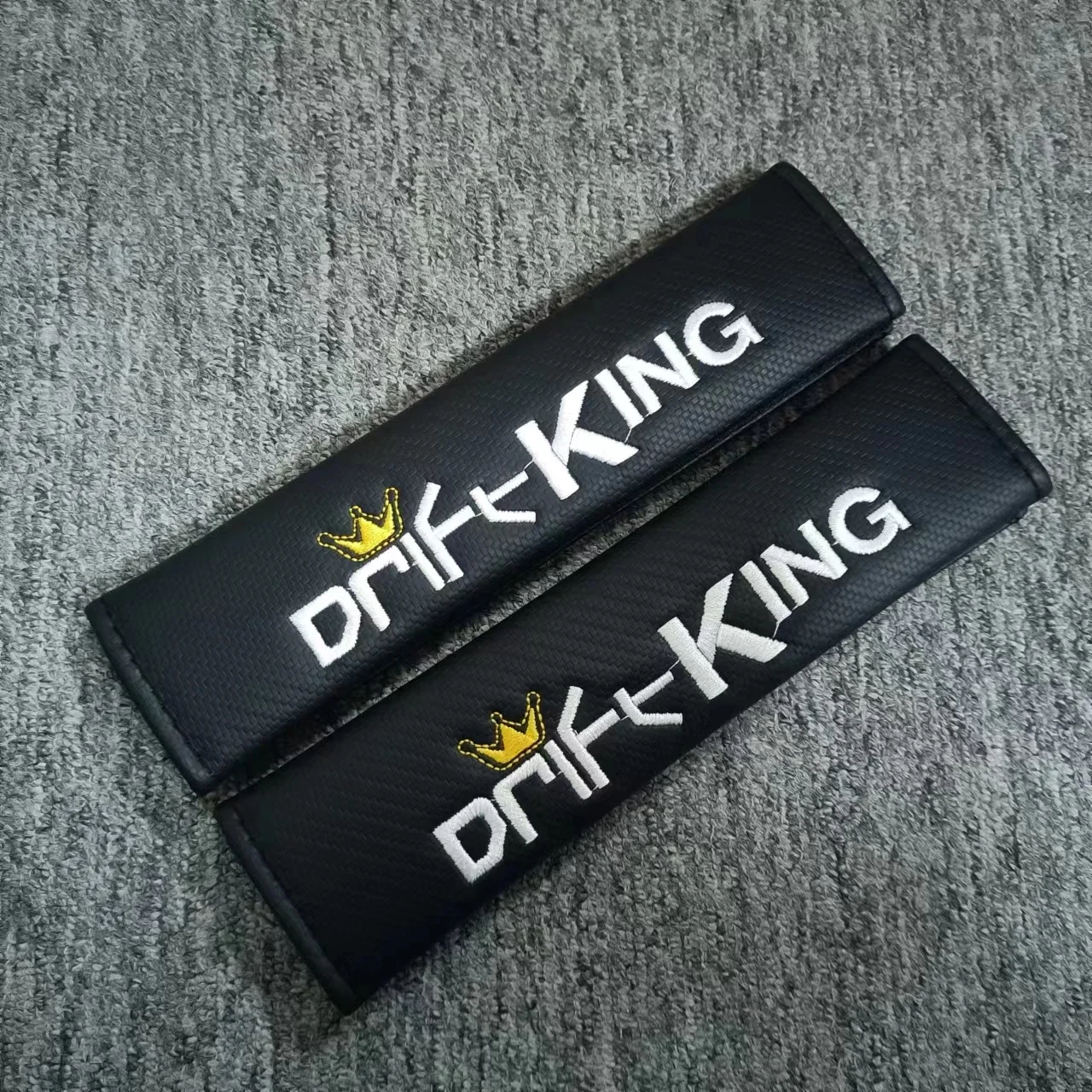 Jdm автомобильный ремень безопасности чехол из углеродного волокна кожаные