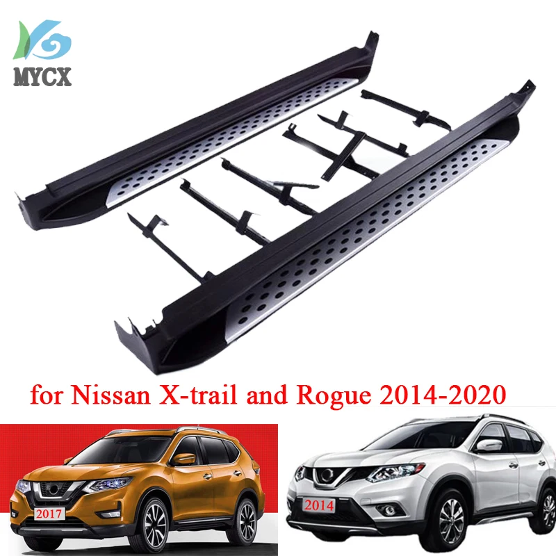 

fit for Nissan X-trail and Rogue 2014-2020 side step nerf bar running board,"BM" hot model,250kg load,7075 aluminium alloy+ABS