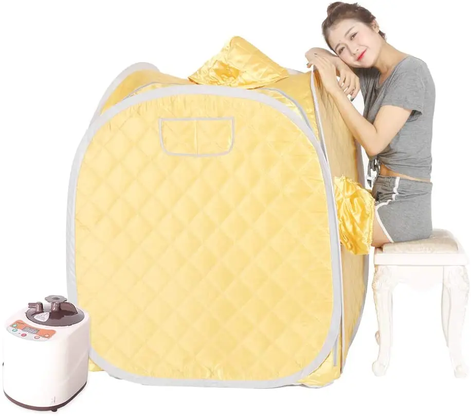 

Smartmak Portable Steam Sauna Personal at Home Remote Control 2L Steamer for Detox Lightweight Double Person Spa Tent