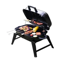 outdoor charcoal barbecue grill portable folding car picnic camping barbecue rack