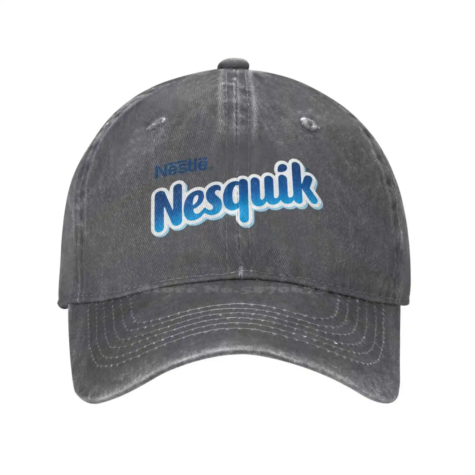 Повседневная джинсовая бейсболка Nesquik с принтом логотипа