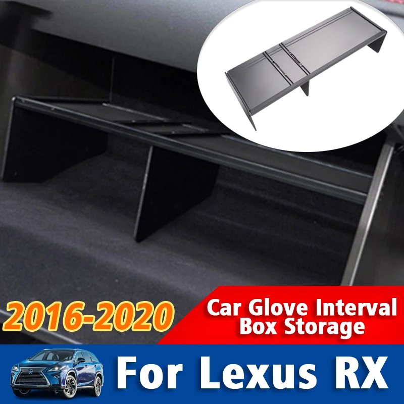 

2016-2020 For Lexus RX RX350 RX450h RX200T RX350L Glove Box Organizer Interval Car Center Console Storage Insert Accessories