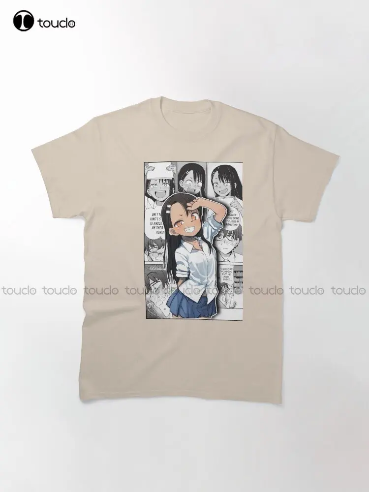 Классическая футболка Nagatoro белая индивидуальный заказ Подростковая унисекс с