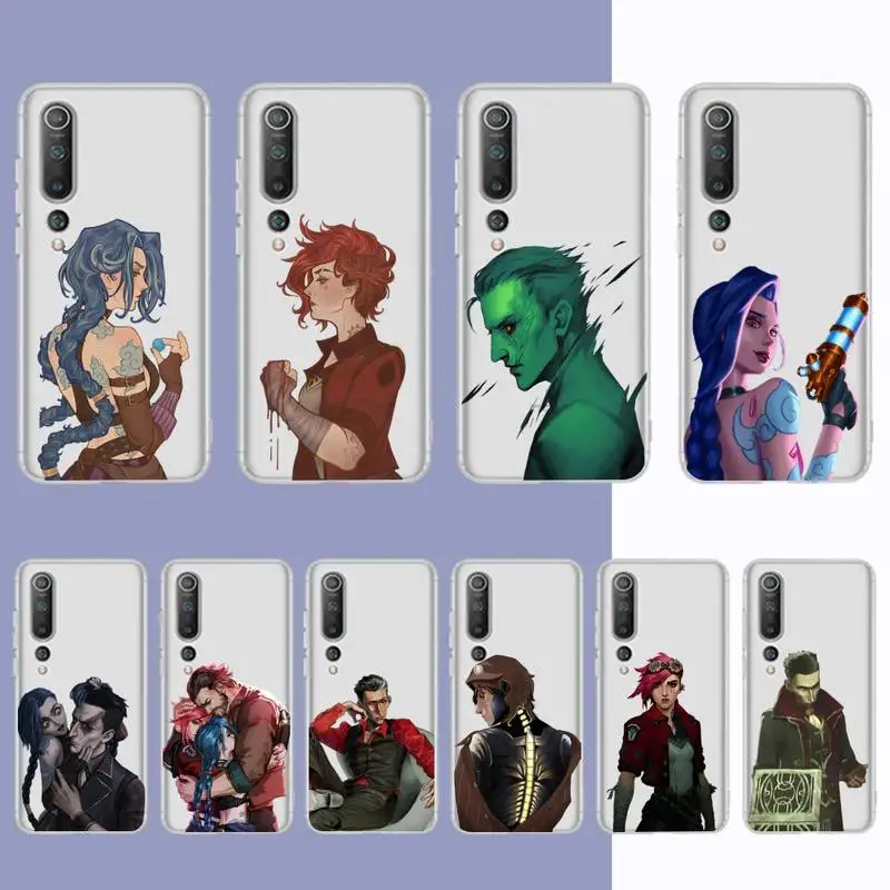 

TOPLBPCS Arcane Phone Case for Samsung S20 S10 lite S21 plus for Redmi Note8 9pro for Huawei P20 Clear Case