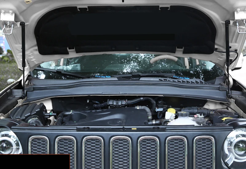 

Для Jeep Renegade 2015 2016 2017 2018 2019 2020 2021 2022 2023 Передняя опора капота из нержавеющей стали, амортизаторы, 1 комплект