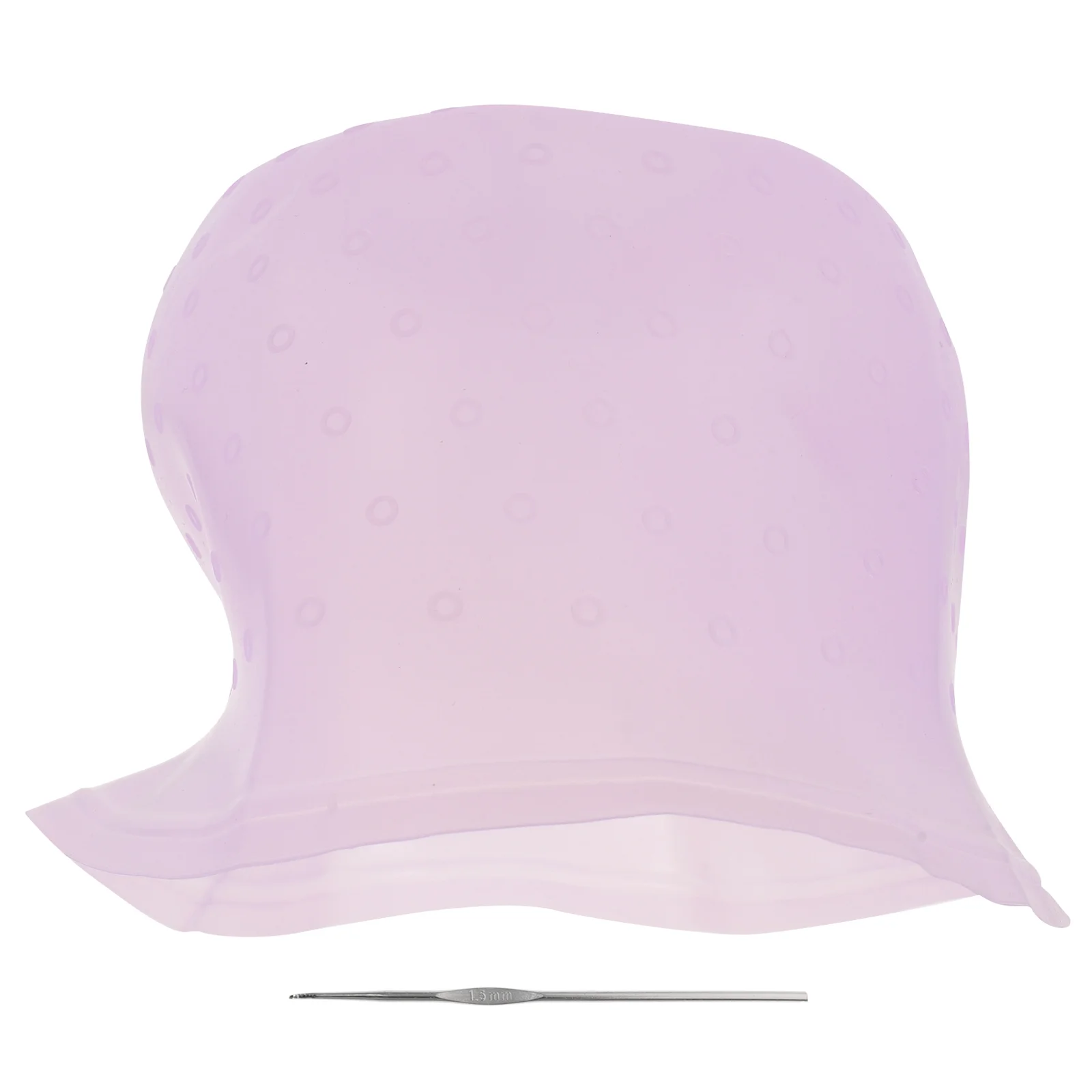 

Silicone Highlighting Cap Hair Staining Cap Hair Coloring Dye Cap with Hooks for 1pc