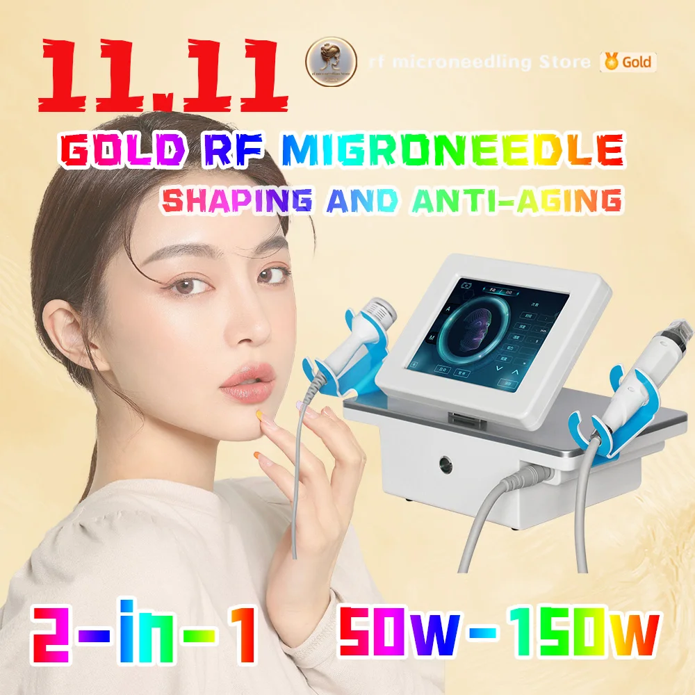 Новейший фракционный Micro RF Beauty Cold Hammer машина для подтяжки лица против прыщей кожи