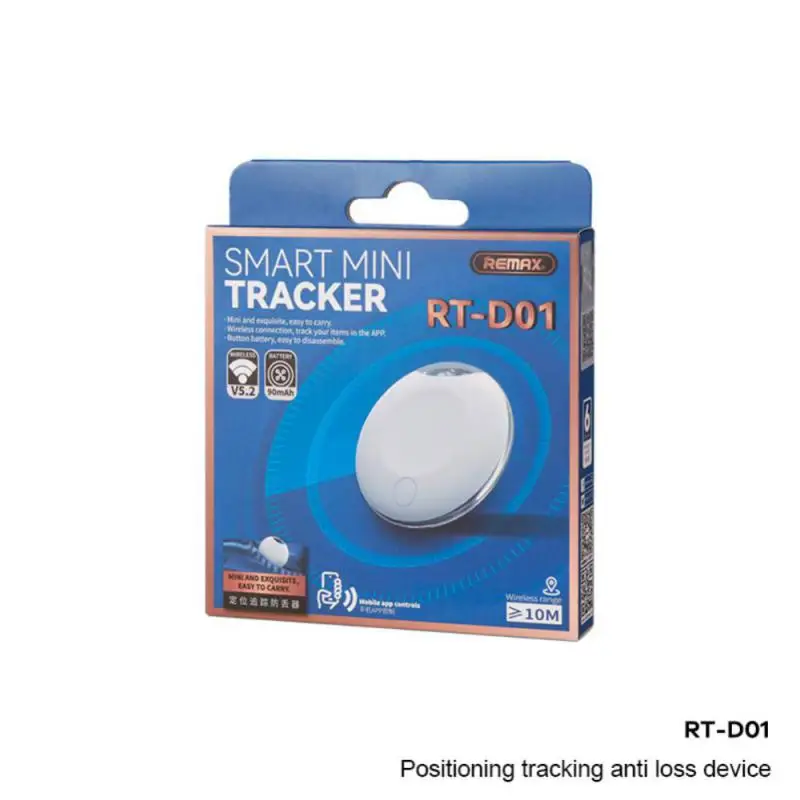 

Smart Mini Tracker Wireless Bluetooth-compatible 5.2 Air Tag Key Children Pet Finder Remote Recording For IOS/Android