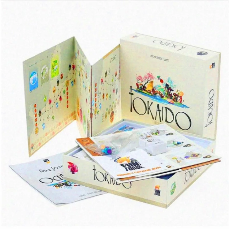 Фото Настольные игры Tokaido, шахматы и открытки, игрушки для семейвечерние на английском языке, бесплатная доставка №4