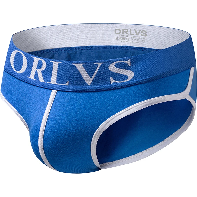 

ORLVS Briefs Full Of Personality Underpants Wide Crotch Space Striped Accessories Soft But Not Tight Elasticity Sport Shorts