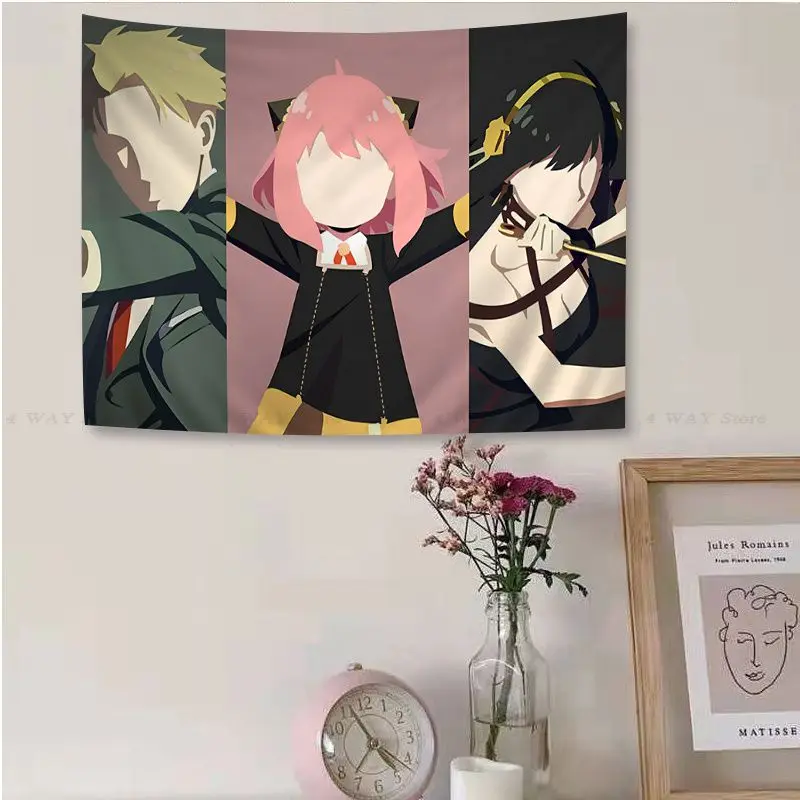 Шпионская семья X настенный гобелен дешевый хиппи богемный гобелены мандала