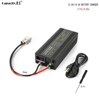 12v charger 40a lifepo4 lithium battery 30a 20a charger adapter fast charger car battery charger for 100ah 200ah