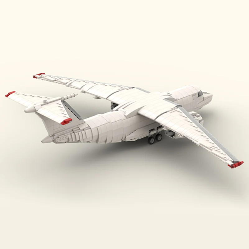 Модель грузового самолета Ан-74ТК-300, конструктор MOC, военная техника, модульные технологичные подарки, набор для сборки, детские игрушки, праздничный подарок (art.: 3920db927fbda) - 3920db927fbda