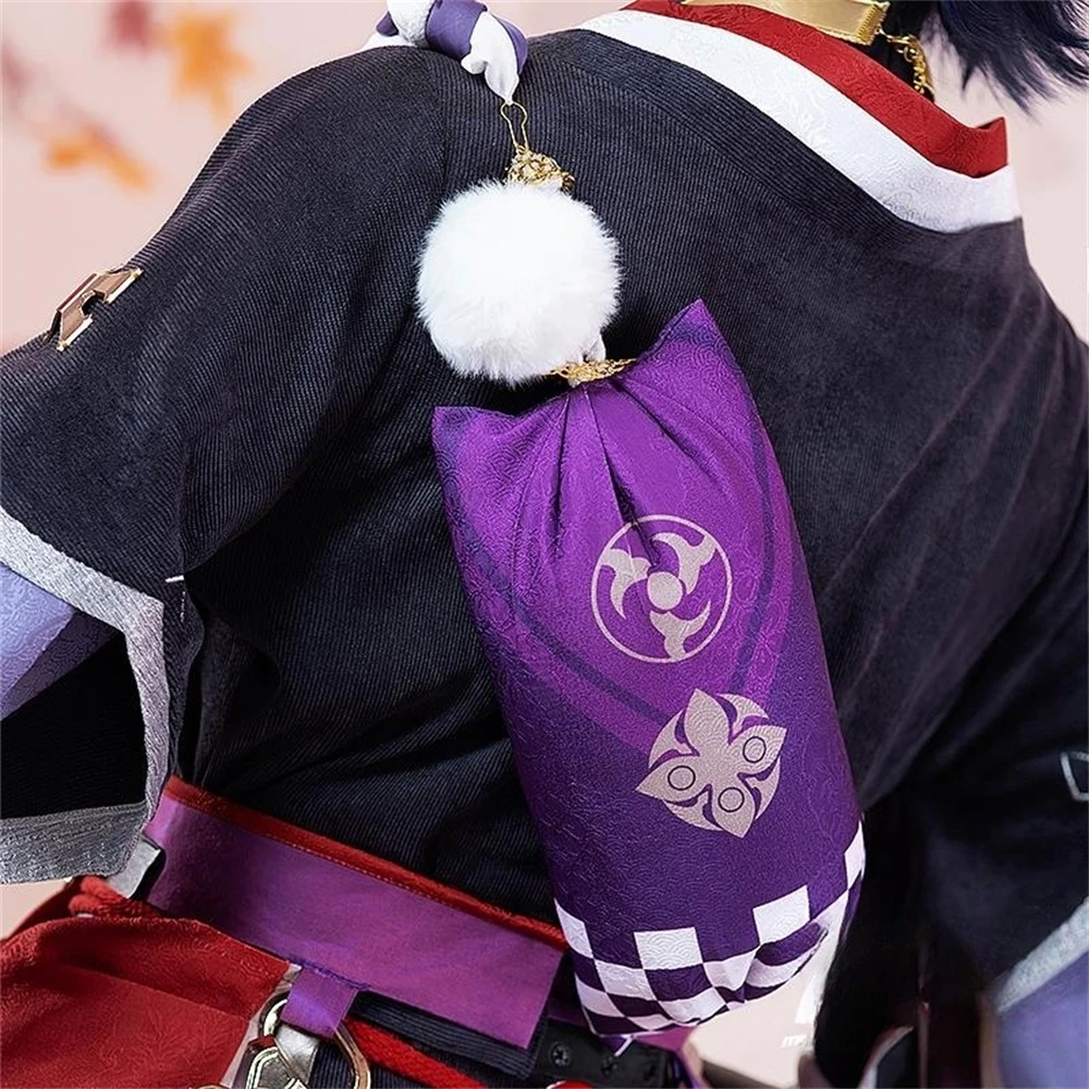 Фото Wanderer Balladeer Косплей Genshin Impact Scaramouche Косплей Костюм Наборы Одежды Игра Genshin Impact Рождественский Косплей Костюм №4