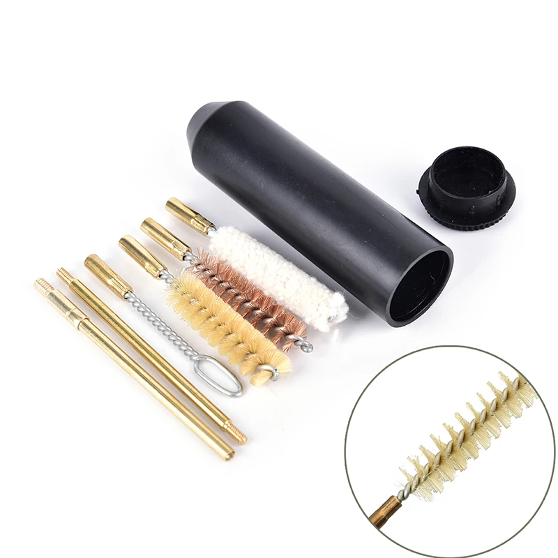 

7pcs/set Pro Portable Cleaning Kit Hand Gun Rod Brush Cleaning Tool For Pistols
