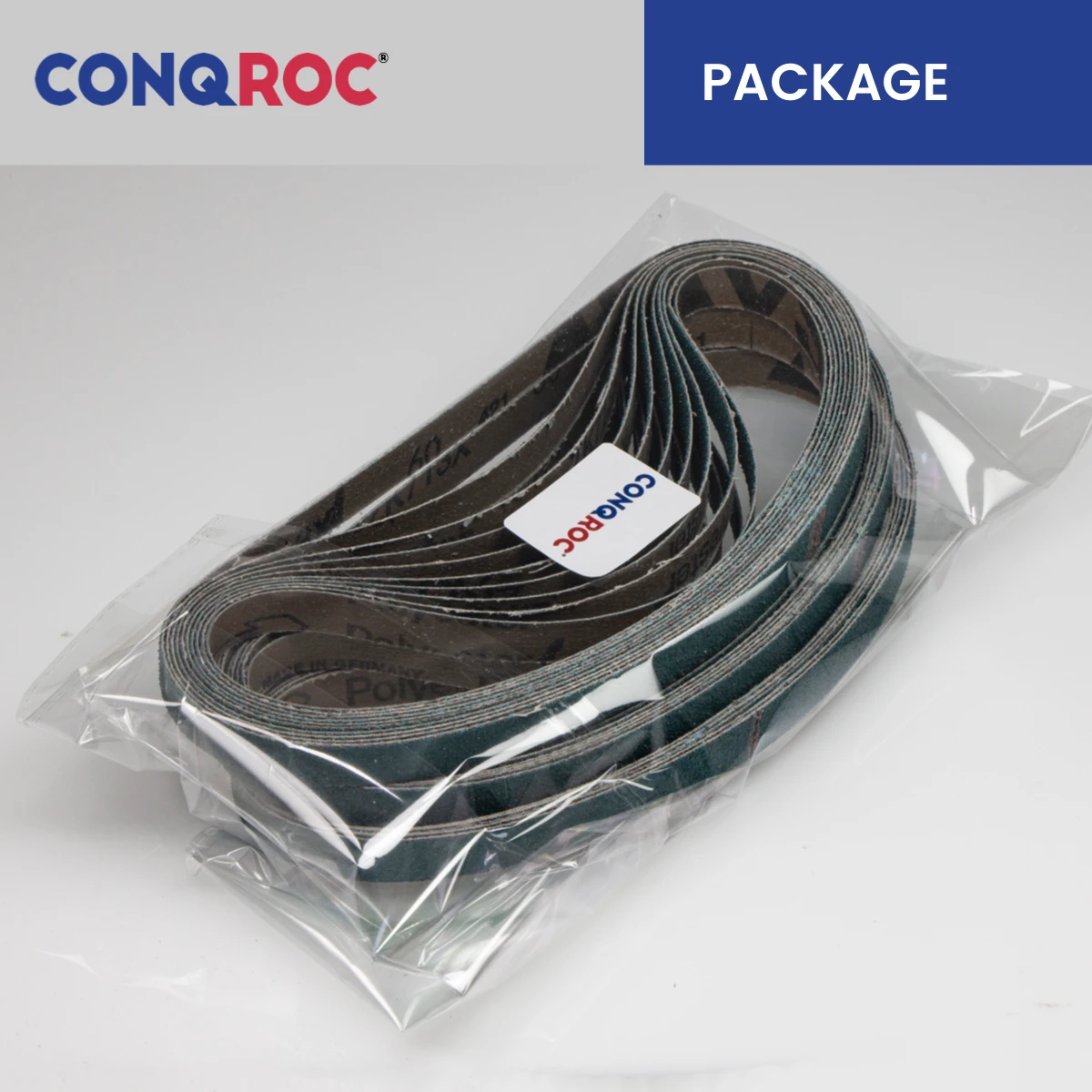 25 шт. 13x533 мм Шлифовальные ремни Плавленый оксид циркония зернистость-40 ~ 120