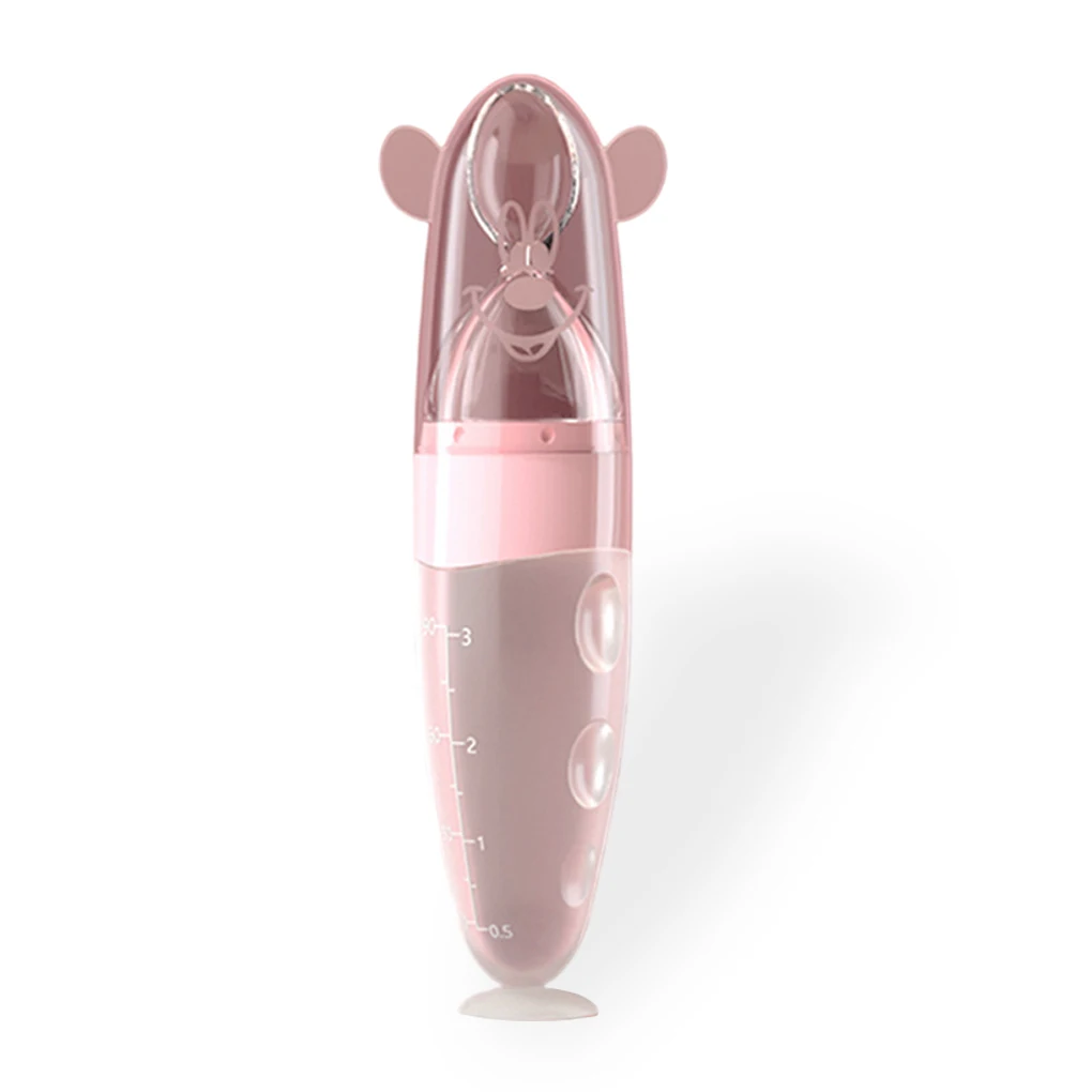 

Портативная силиконовая детская дозирующая ложка, Прорезыватель для зубов, бутылочка для малышей, многоразовый дозатор для кормления, 110 мл, питание