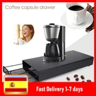 40 кофейных комодов, держатель для капсул, коробка для хранения, стойка, стойка, практичные кофейные полки для Nespresso, органайзер для кофейных капсул