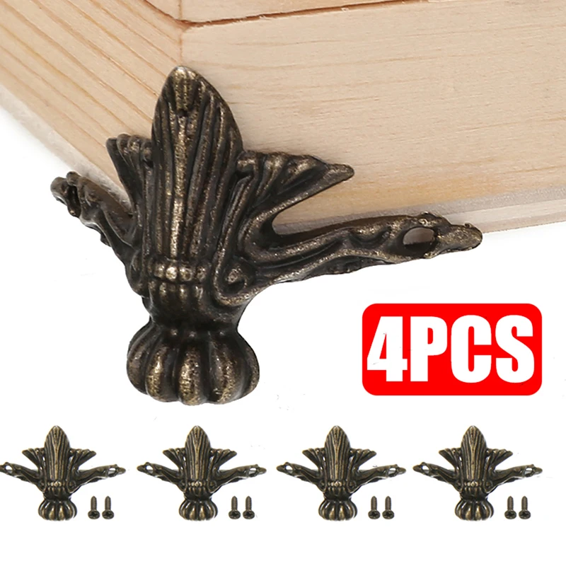 

New Arrival Antique Brass Furniture Feet Protector Table Corner Protection Replacement Furniture Decoration Accessories