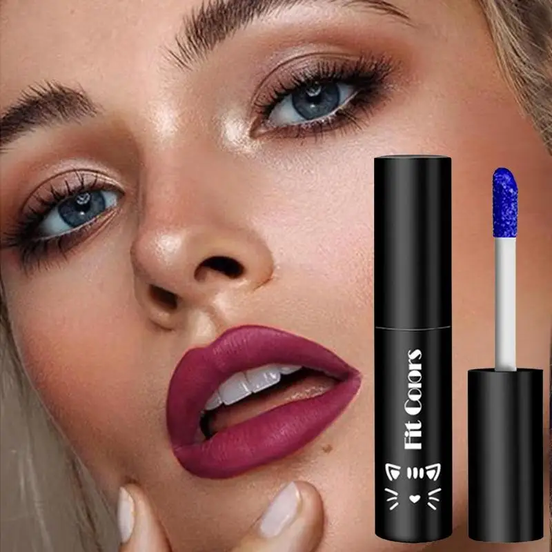 

Блеск для губ с отрывом, блеск для губ, пятнистый макияж для женщин, антипригарный матовый водостойкий блеск для губ, подходит для дня рождения, нового года