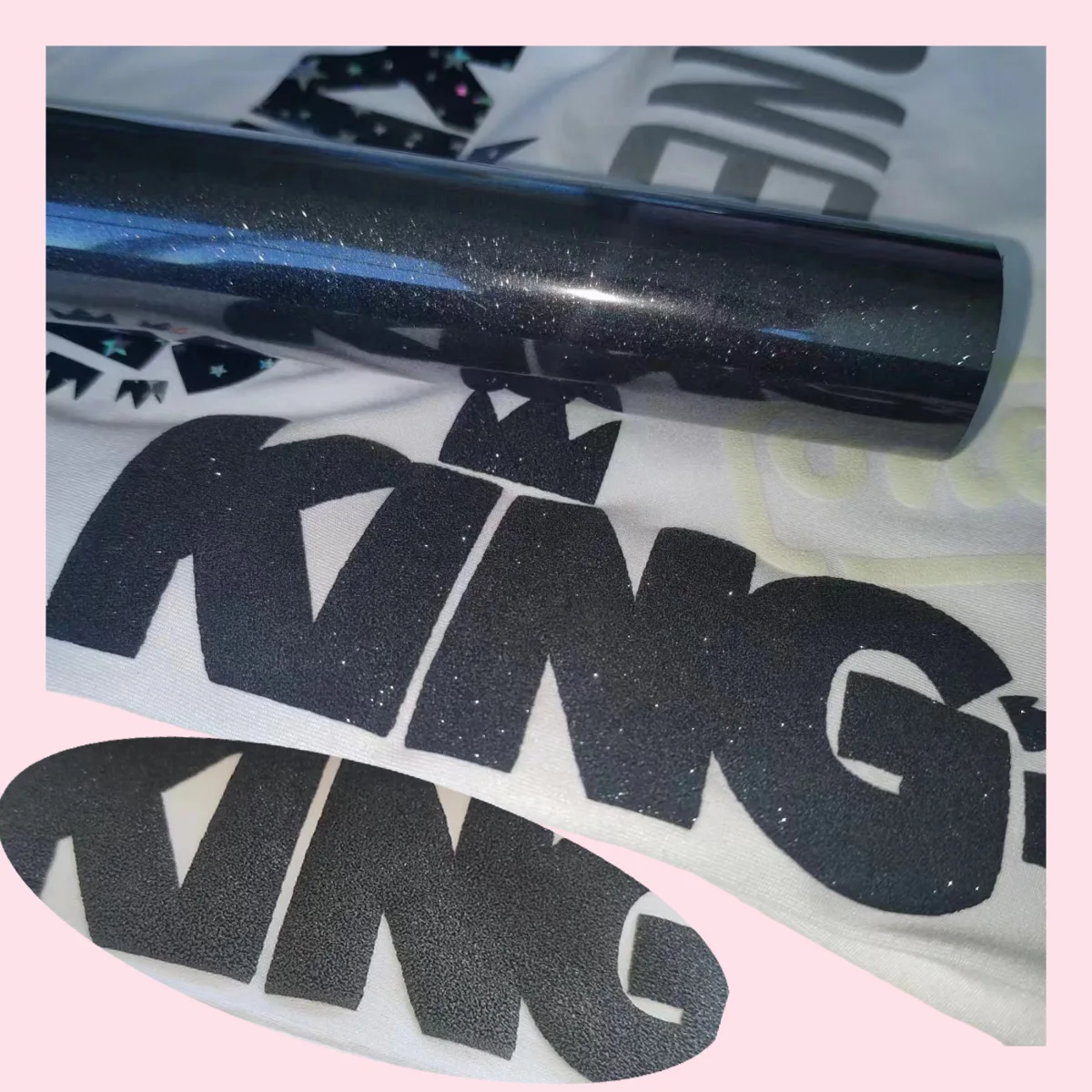 

CHEONET 3D блестящий винил для ткани