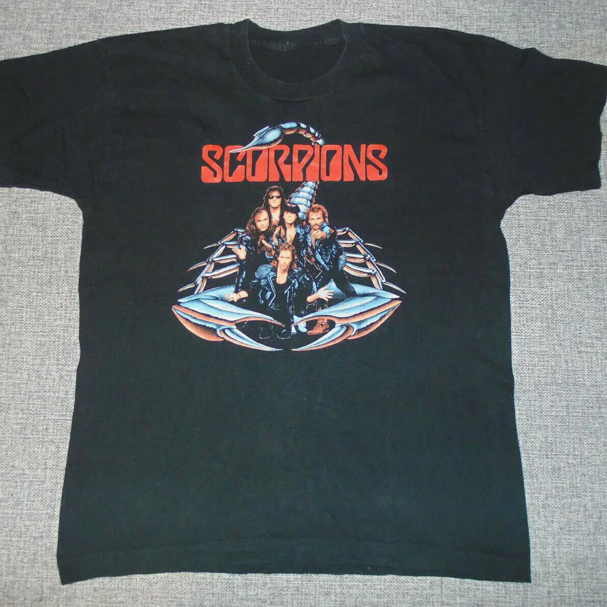 

Vintage Scorpions Band Concert Cotton T-Shirt Tee Shirts