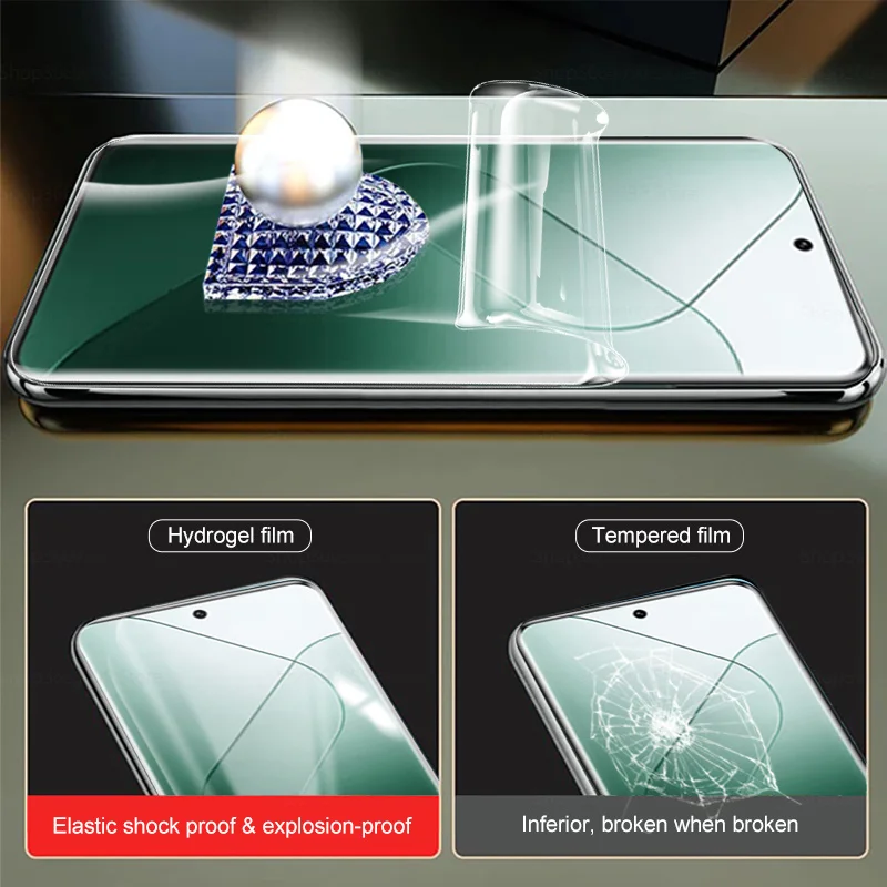 2 шт. гидрогелевая пленка с полным покрытием для Xiaomi 14 Pro 5G защитная мягкая Xaomi Mi14 Mi