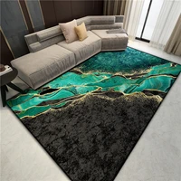 luxury green marble carpet washable anti slip carpet decor thin summer carpet living room bedroom print decorative carpet