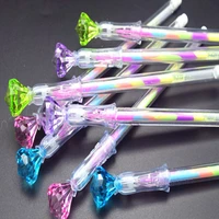 kawaii cute crystal diamond decor water color chalk paint pens for kids diary decoration scrapbooking korean stationery