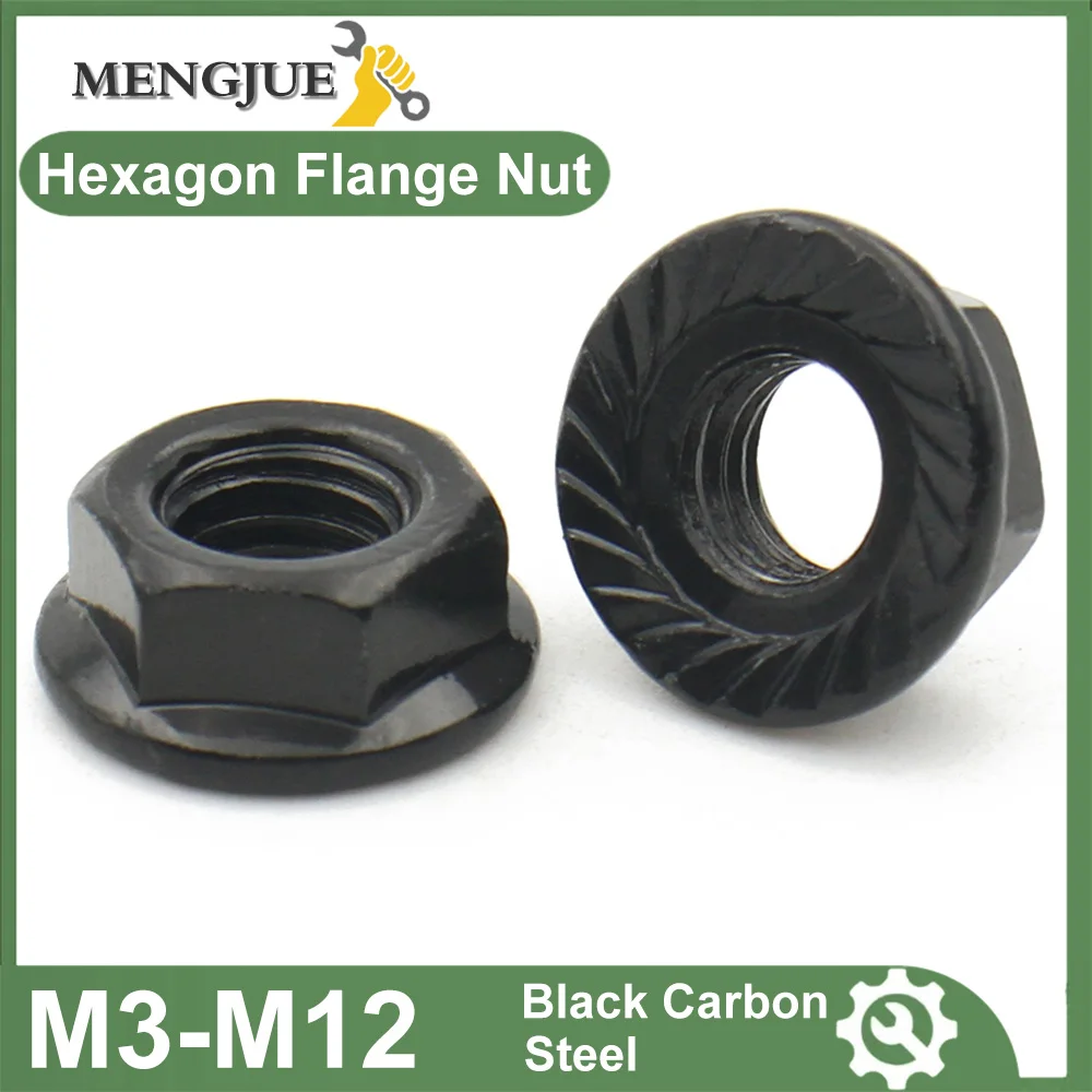 

2-20 шт. черная углеродистая сталь M3 M4 M5 M6 M8 M10 M12 шестигранная гайка Spinlock