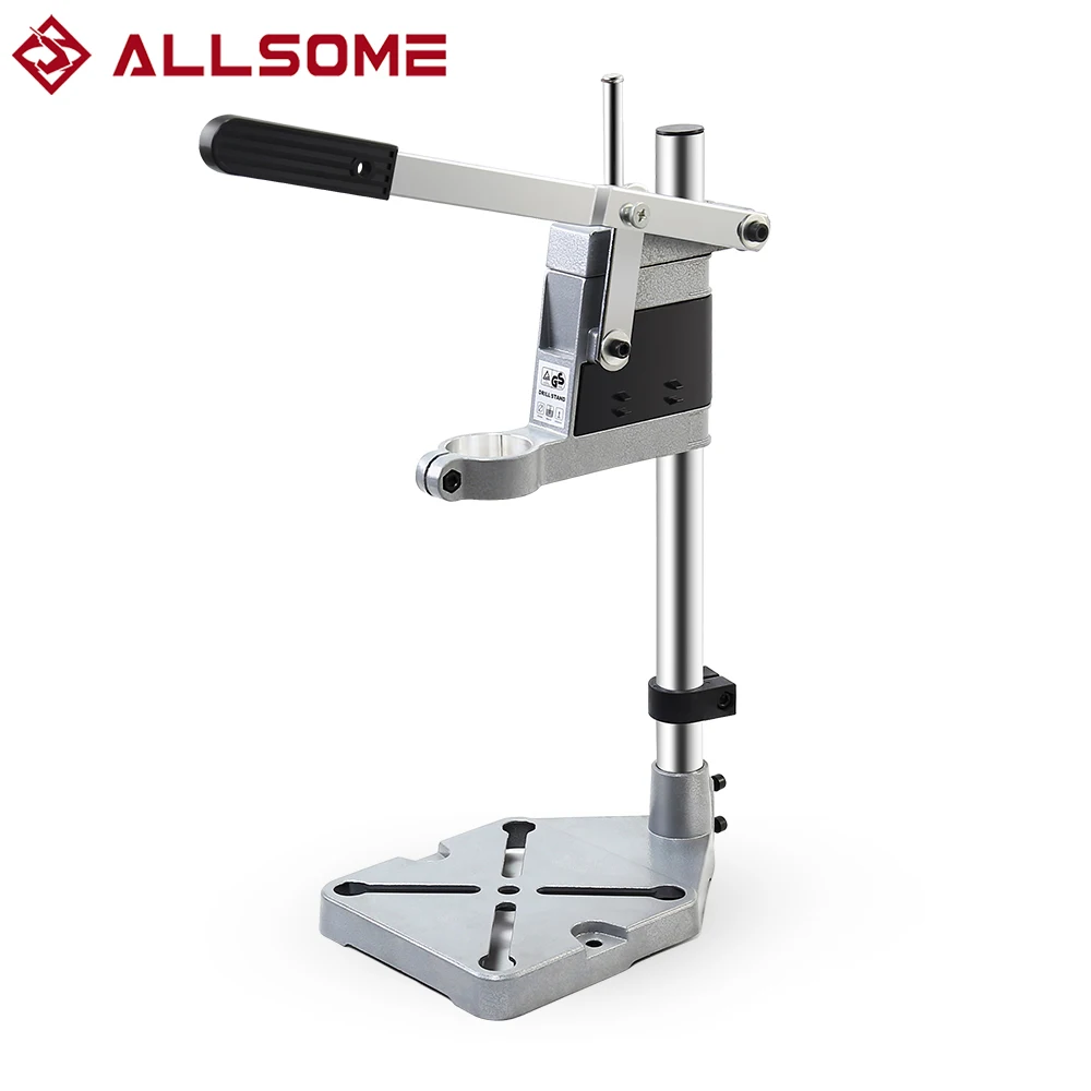 ALLSOME 400mm Electric Drill Stand Power Tools Accessories Bench Drill Press Stand DIY Tool Base Frame Drill Holder Drill Chuck